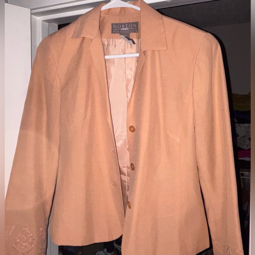 Norton McNaughton Soft Coral Blazer